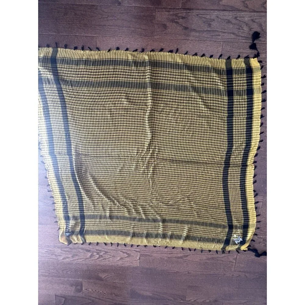 Combat THE SHEMAGH Arab Afghanistan Scarf One Size Yellow Black  Unisex